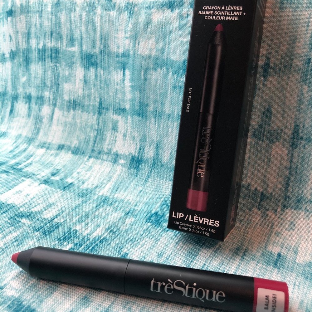 TreStique Shiny Balm Lip Crayon Belize Bordeaux